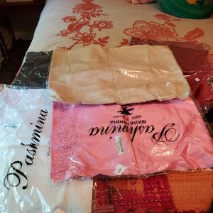 4 beautiful 100% Cashmere Scarves